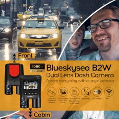 B2W Dual-Lens Dashcam