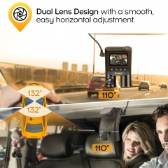 B2W Dual-Lens Dashcam